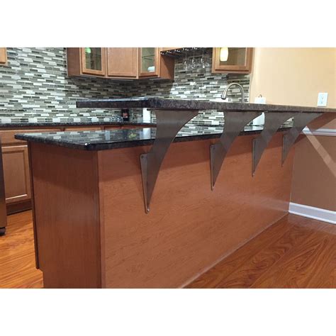 alpine 10 metal countertop bracket|alpine bar top support.